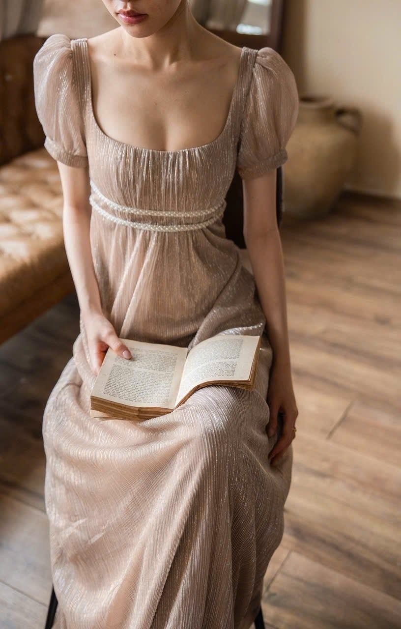  Audrey Dress - Đầm Thiết Kế Tay Bồng 