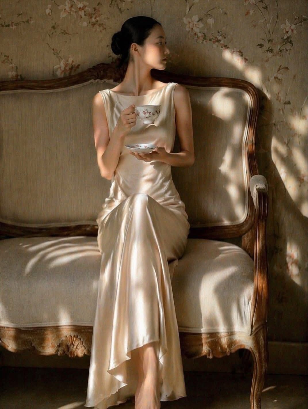  Calia Dress - Đầm Lụa Thiết Kế 