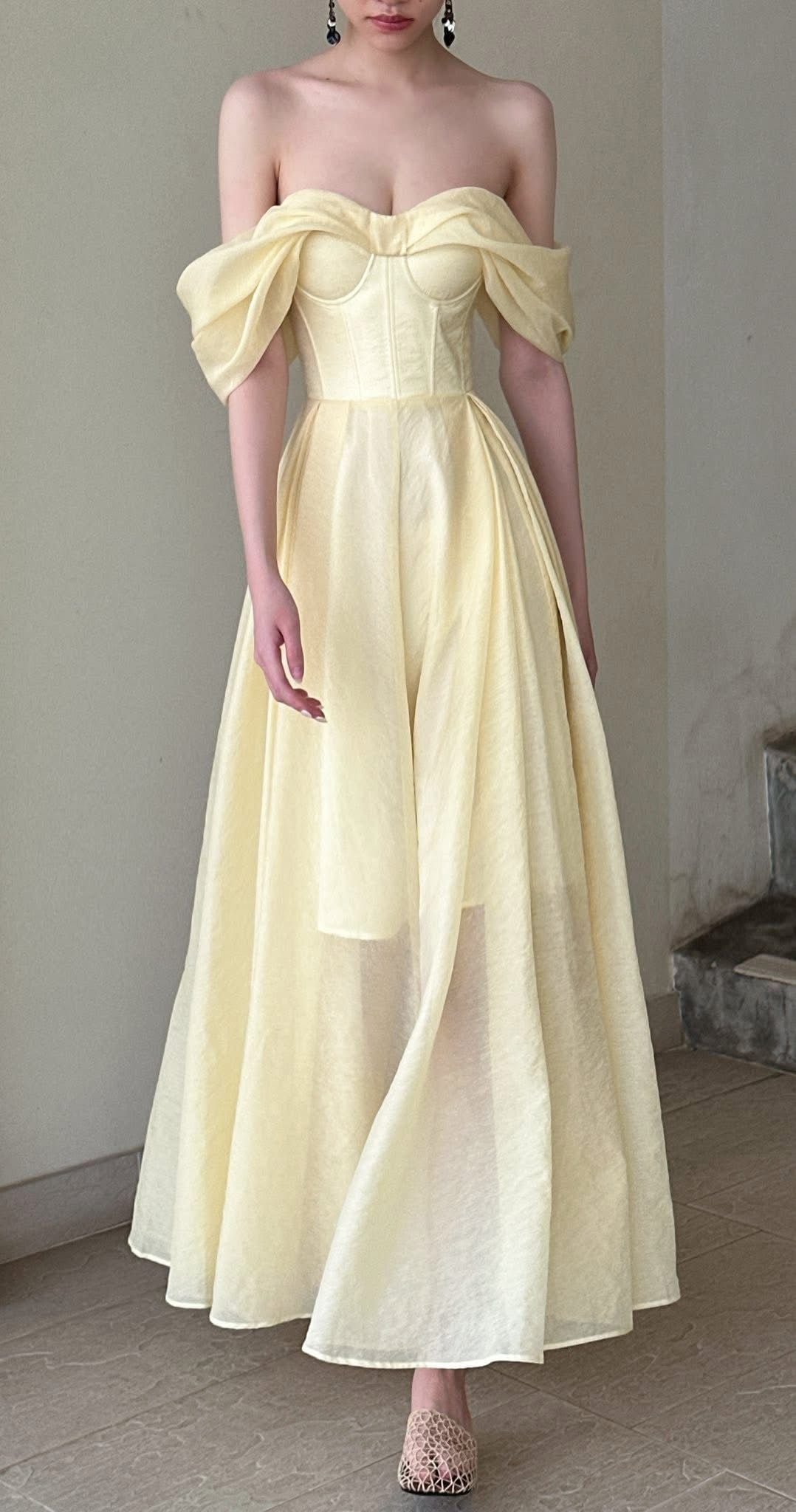  Stefany Dress - Đầm Trễ Vai Corset D008 