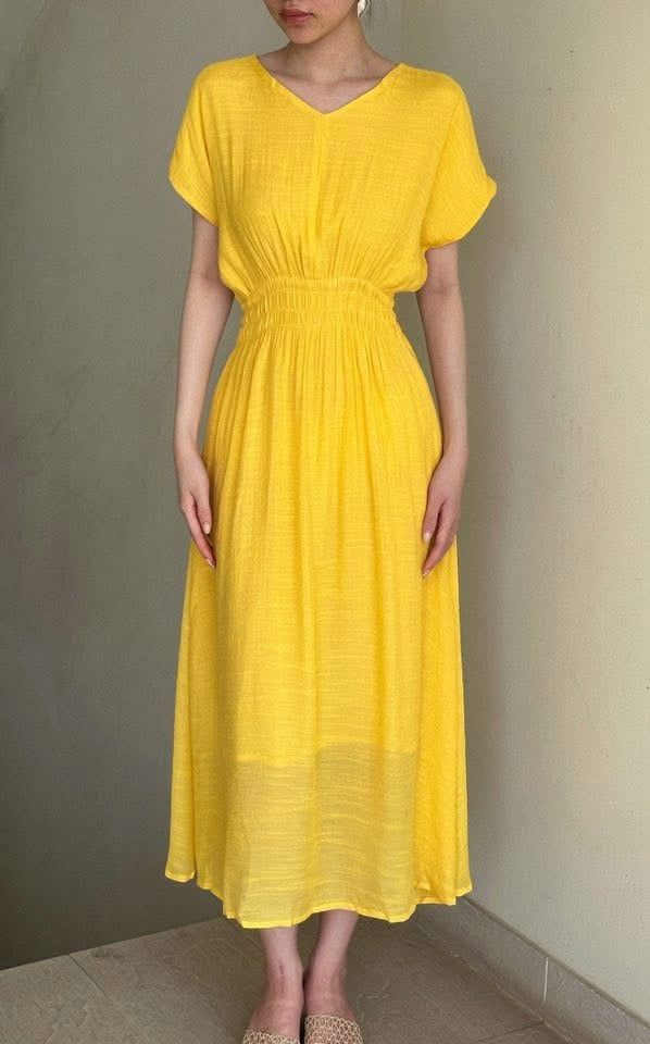  Laila Dress - Đầm maxi , cánh dơi nhấn eo - các màu PO01 