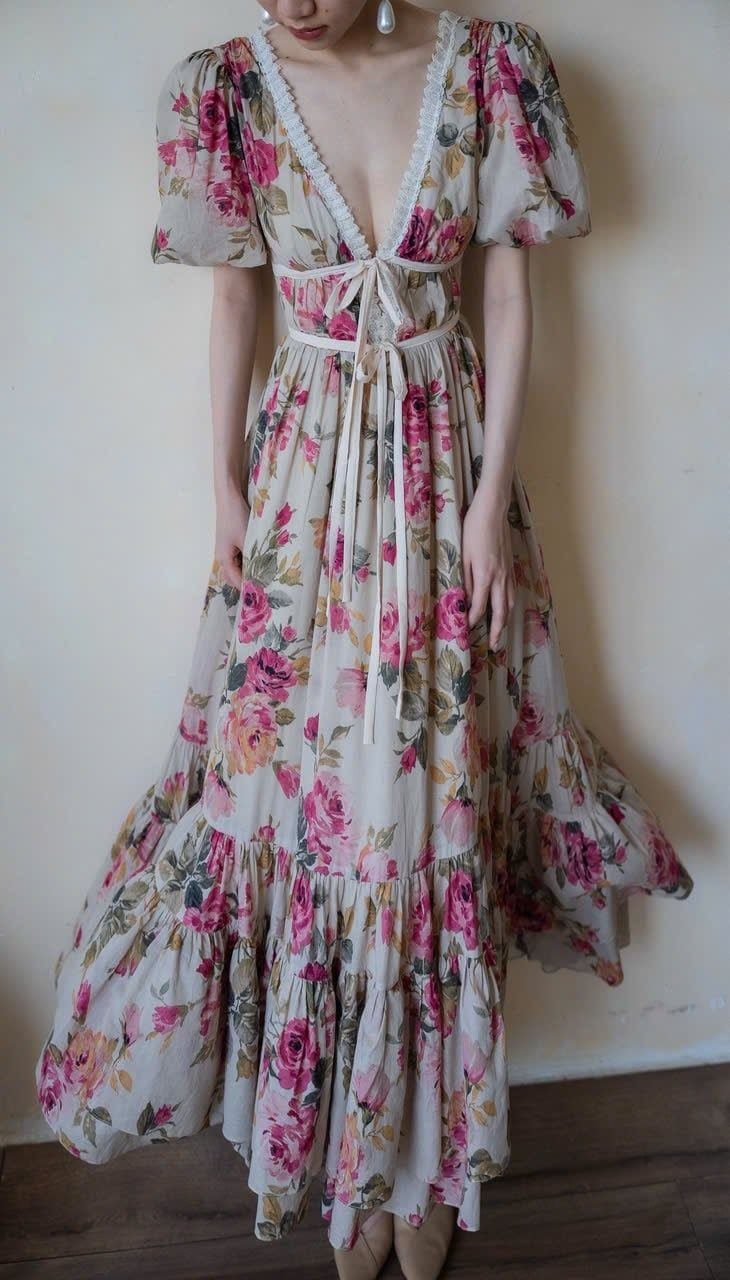  Elia Dress - Đầm Corset Vintage Thiết Kế D0173 