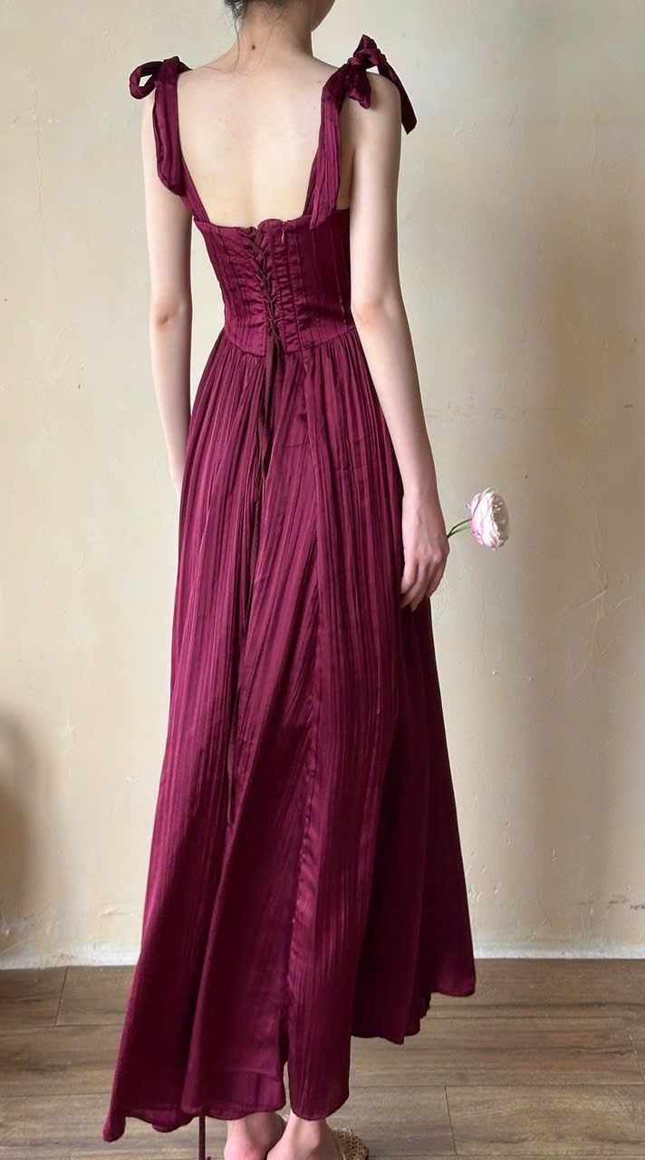  Delilah Dress - Đầm Corset Dập Ly D0130 