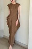  Ceré Dress - Đầm Cổ Tròn Tay Ngắn D1005 