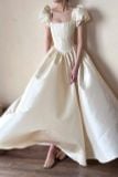  Ivory Sonata Dress - Đầm Corset Tay Phồng Thiết Kế D0161 