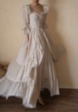  Ivory Swan - Đầm Trễ Vai Corset Thiết Kế 