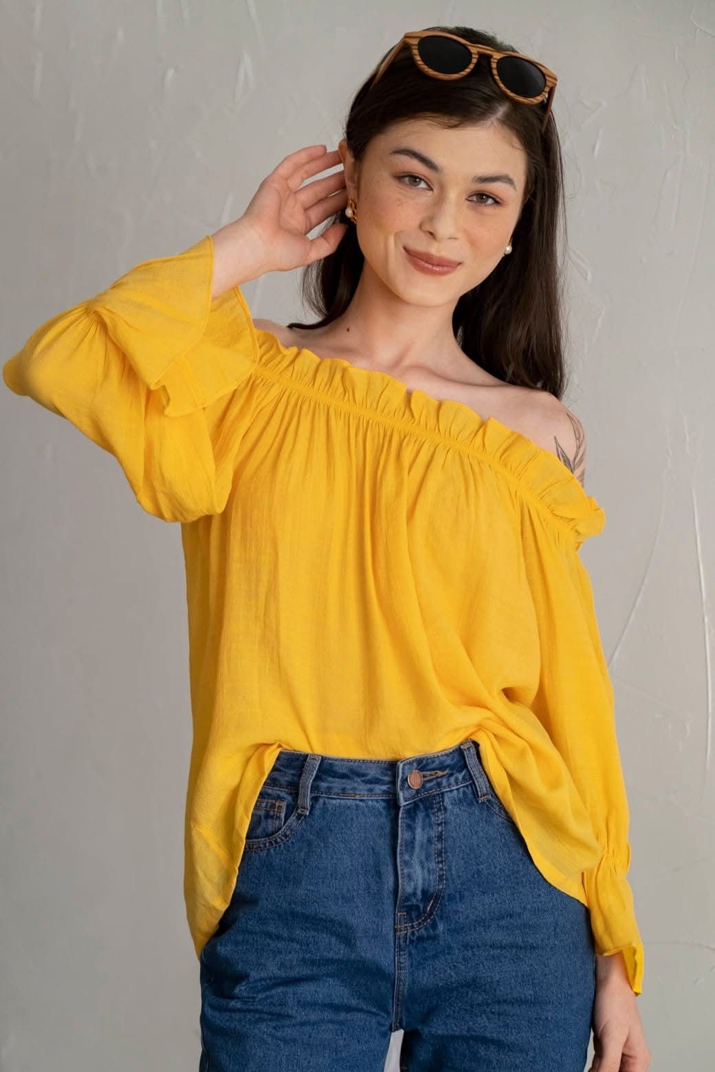  Margot Shirt - Áo trễ vai L43 