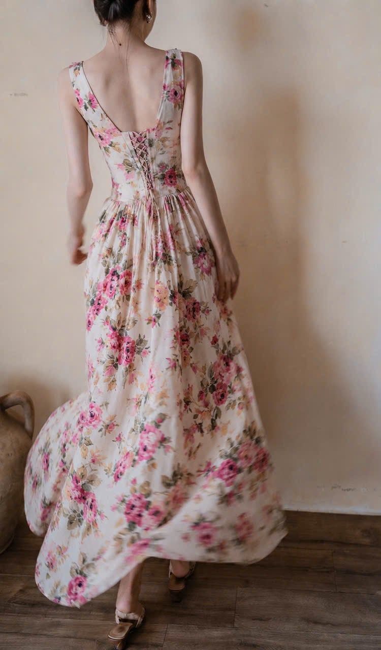  Lila Dress - Đầm Corset Ren Thiết Kế D0174 