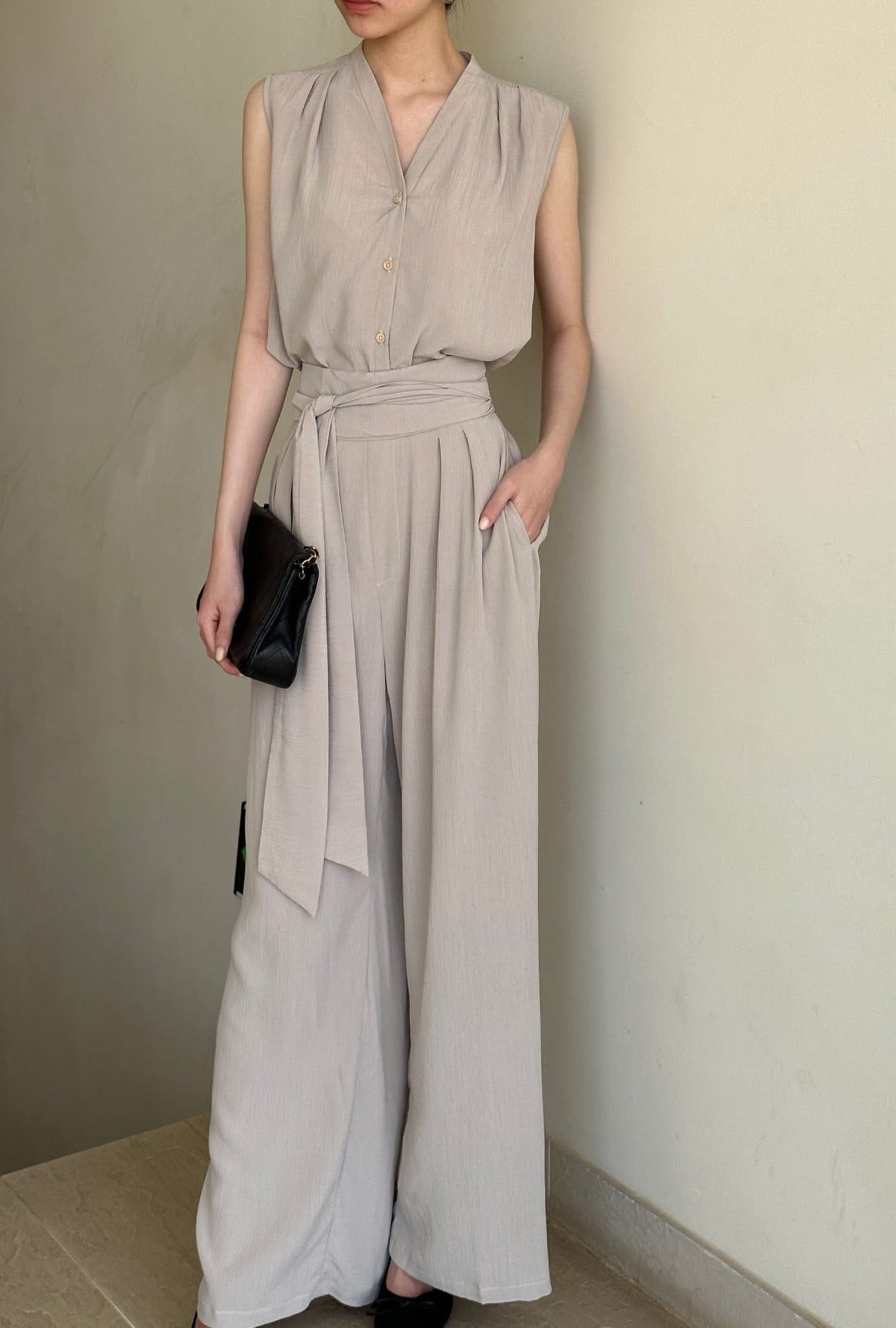  Lanni Set - Set Áo Và Quần Ống Rộng S01 