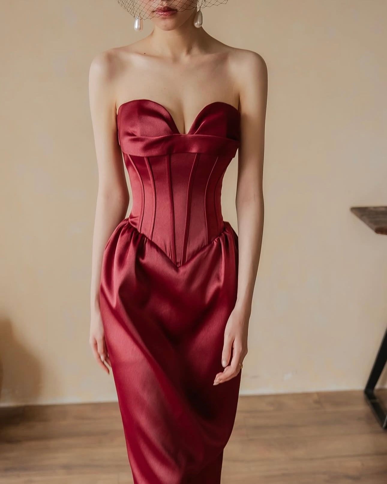 Calla Dress - Đầm Cúp Ngực Thiết Kế D0163 
