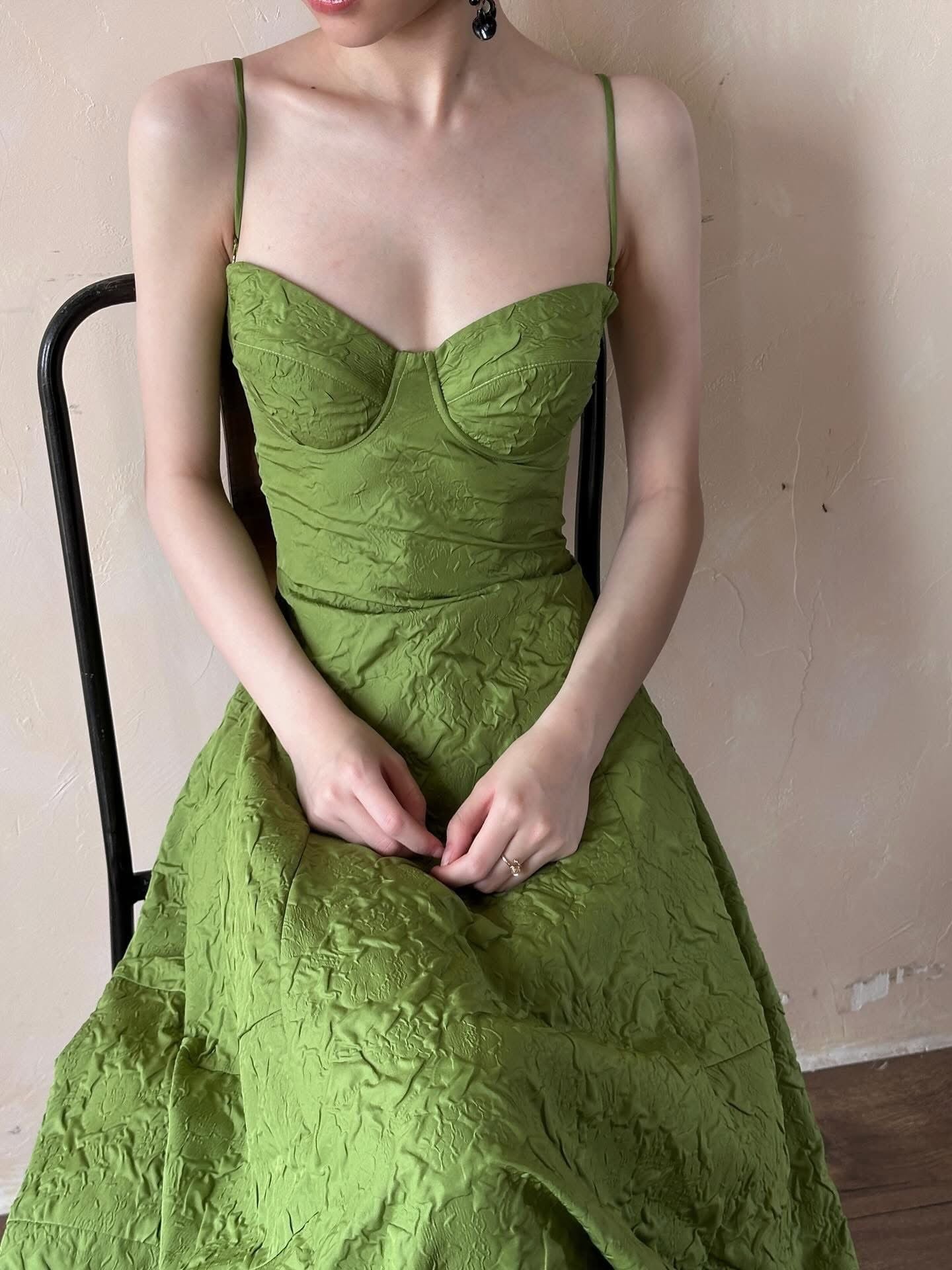  Brigitte Dress - Đầm Corset Hoa Hồng D0129 