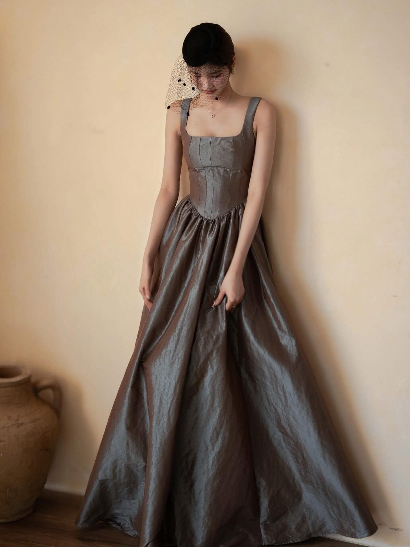  Seline Dress - Đầm Corset Dáng Dài Thiết Kế 