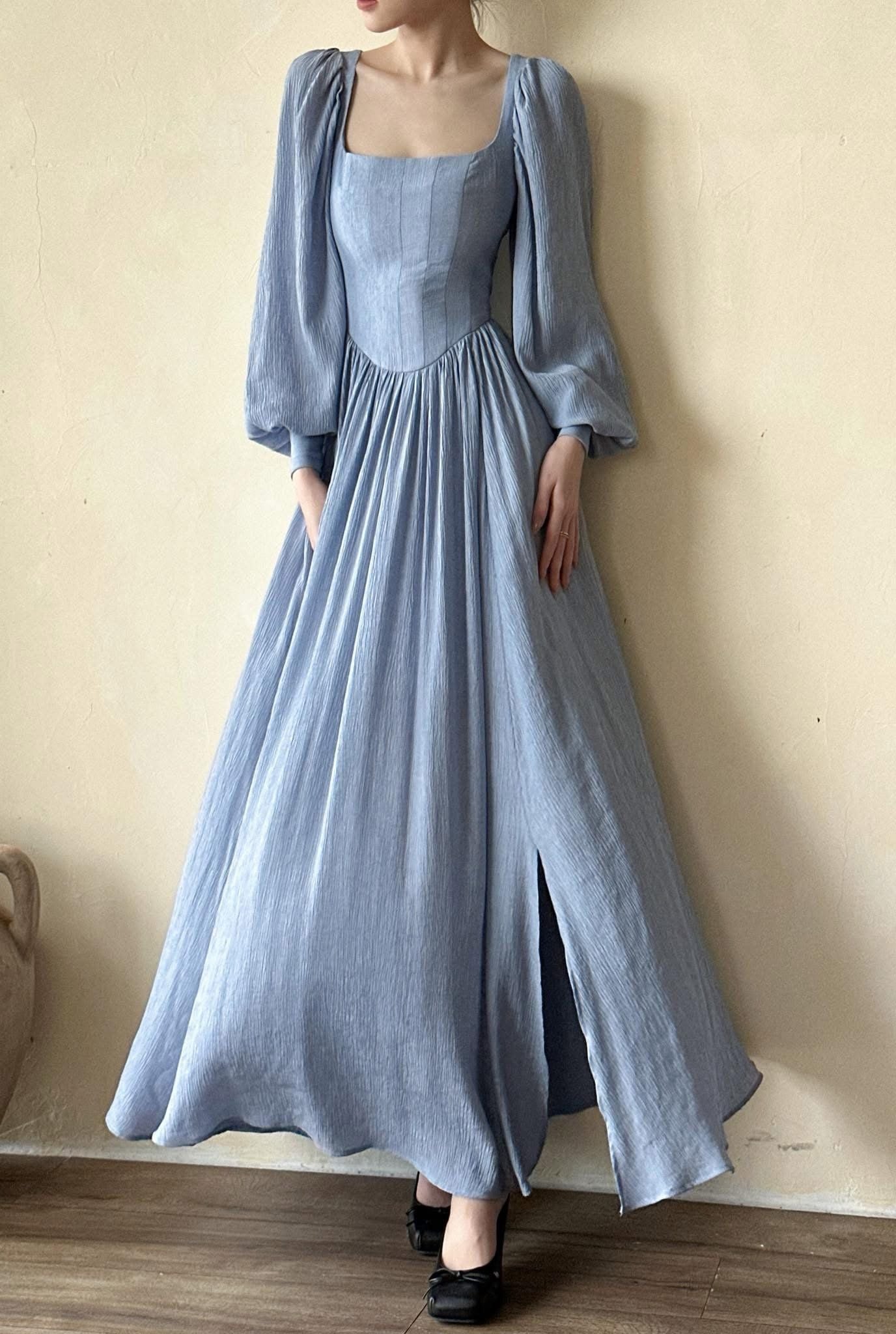  Cinderella Dress - Đầm Corset Cổ Điển Tay Phồng DR0124 