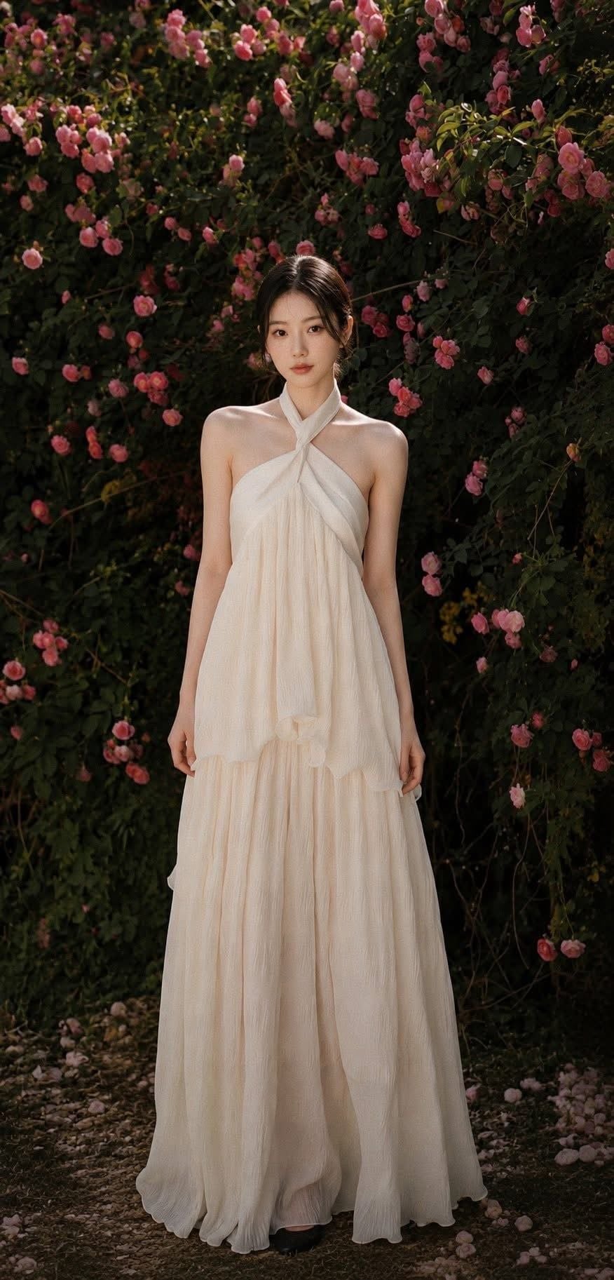  Aveline dress - Đầm Cổ Yếm Hở Lưng Thiết Kế 