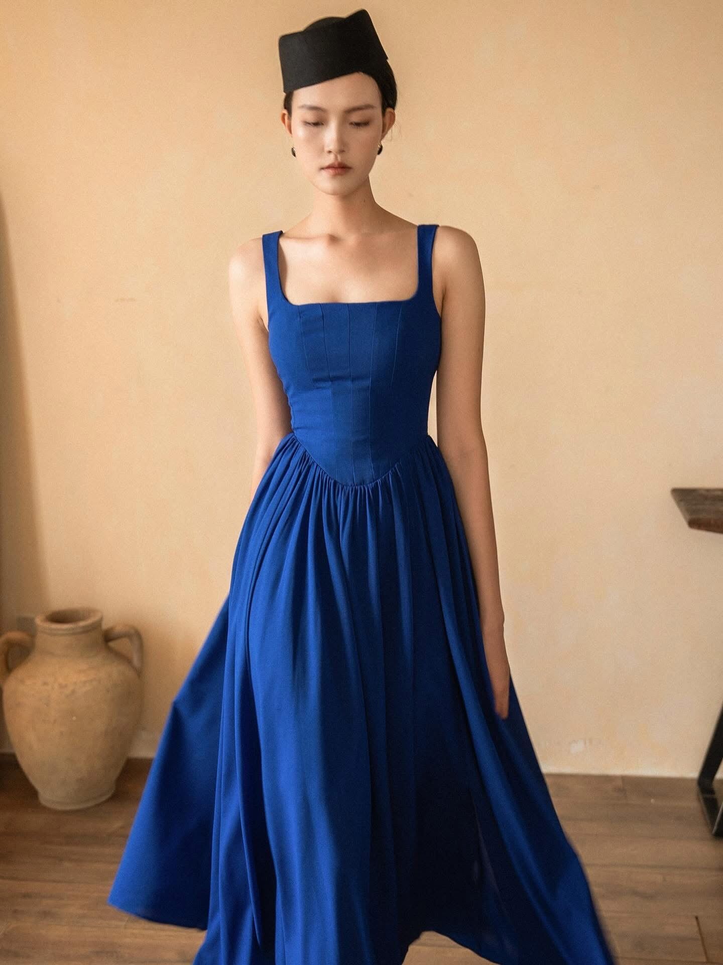  Elizabeth Dress - Đầm Corset Cổ Điển Hai Dây D0124 