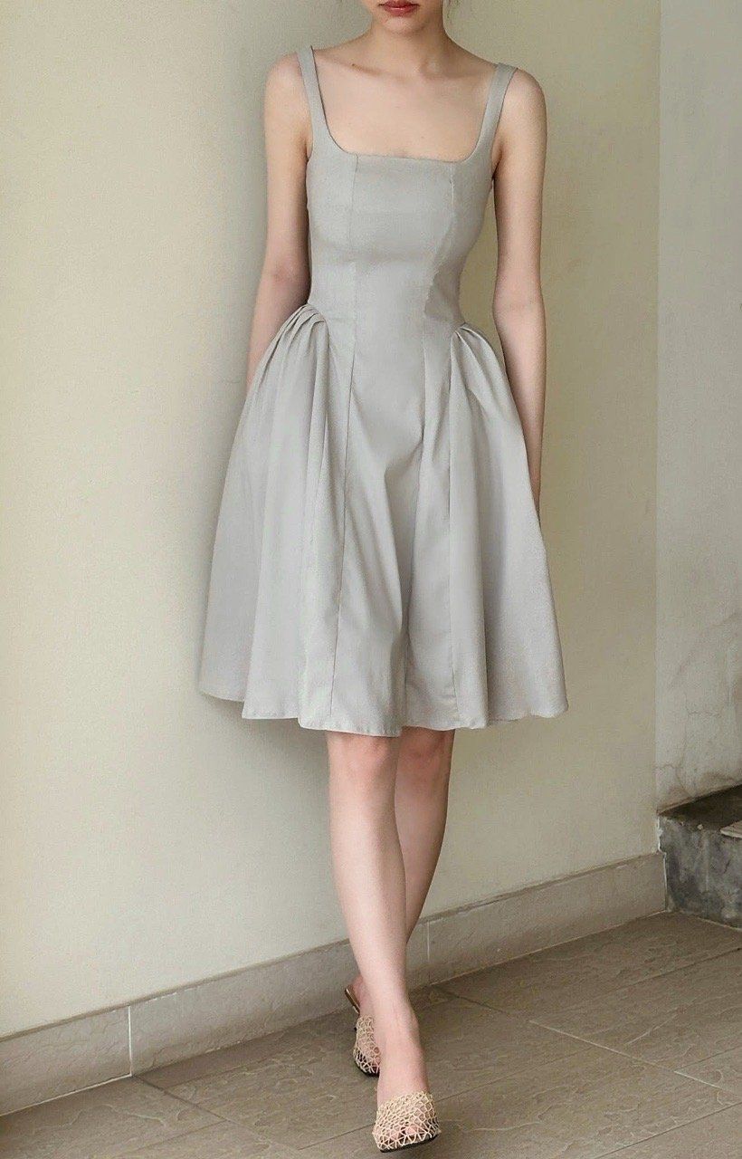  Juliette Dress - Đầm Hai Dây Corset Cổ Điển D1021 