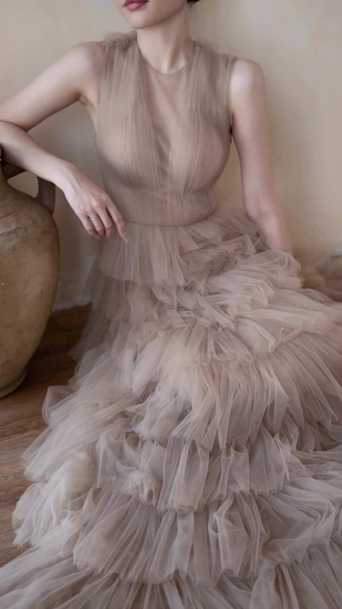  Aphrodite Dress - Đầm Thiết Kế Nhiều Tầng 