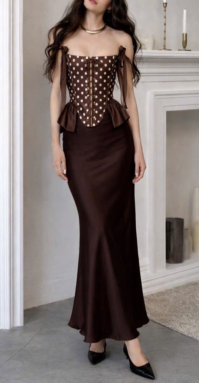  Clara Set - Set Áo Corset Và Chân Váy Thiết Kế 