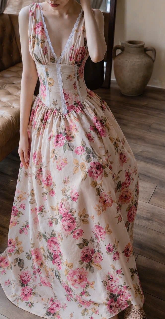  Lila Dress - Đầm Corset Ren Thiết Kế D0174 