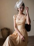  Adela Dress - Đầm Corset Cổ Điển Tay Hến V21 
