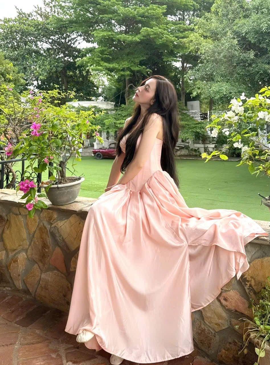  Elsie Dress - Đầm Corset Lụa Q002 