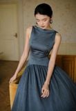  Claudette Dress - Đầm Thiết Kế Vintage QE001 