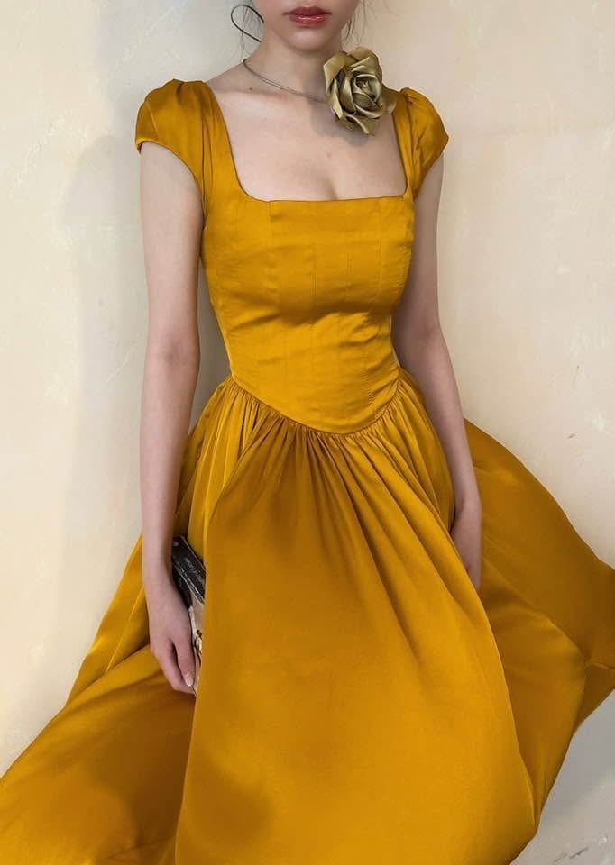  Adela Dress - Đầm Corset Cổ Điển Tay Hến V21 