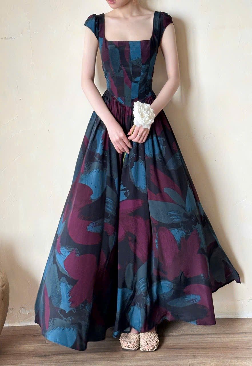  Adela Dress - Đầm Corset Cổ Điển Tay Hến V21 