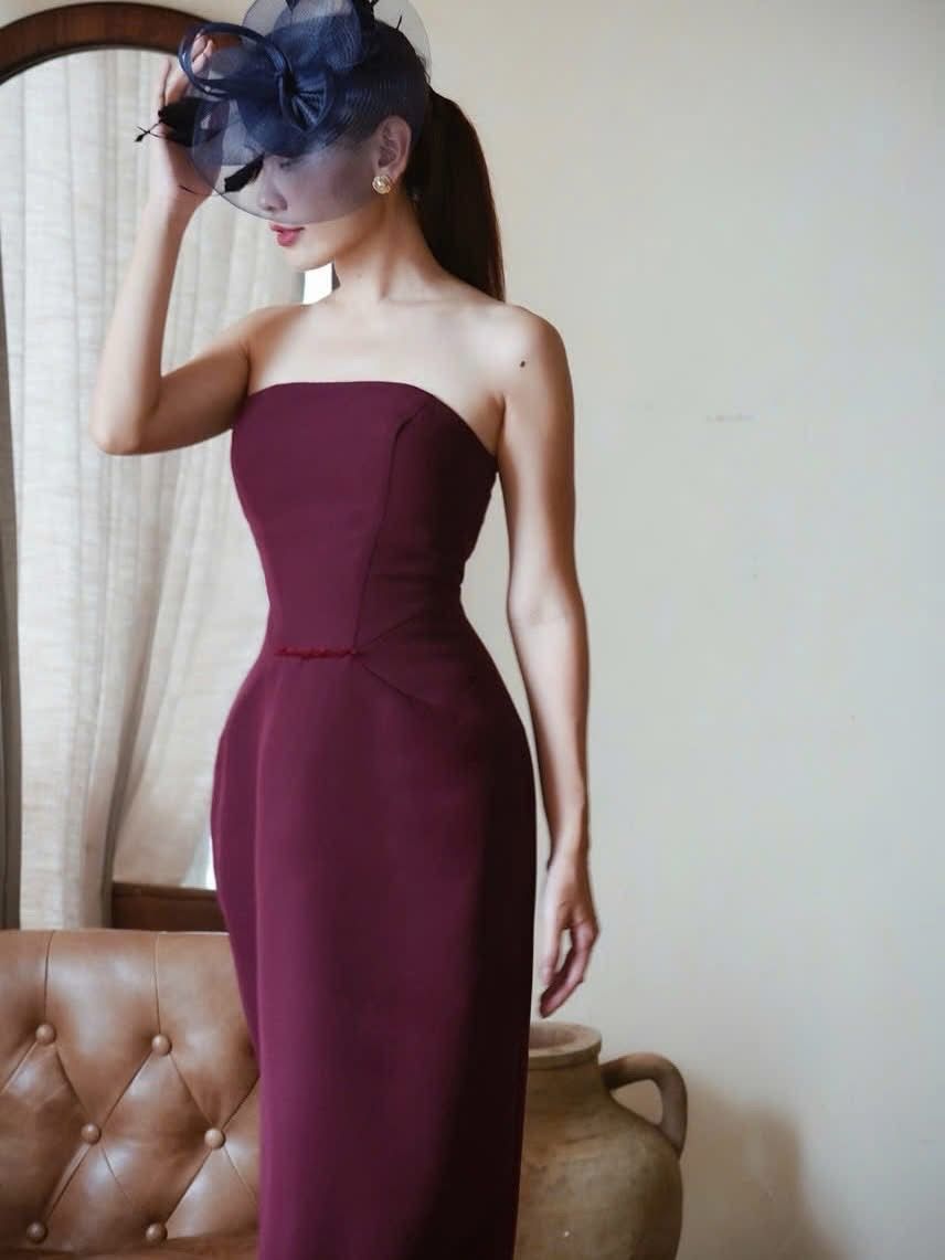  Alise Dress - Đầm Cúp Ngực Dáng Dài 