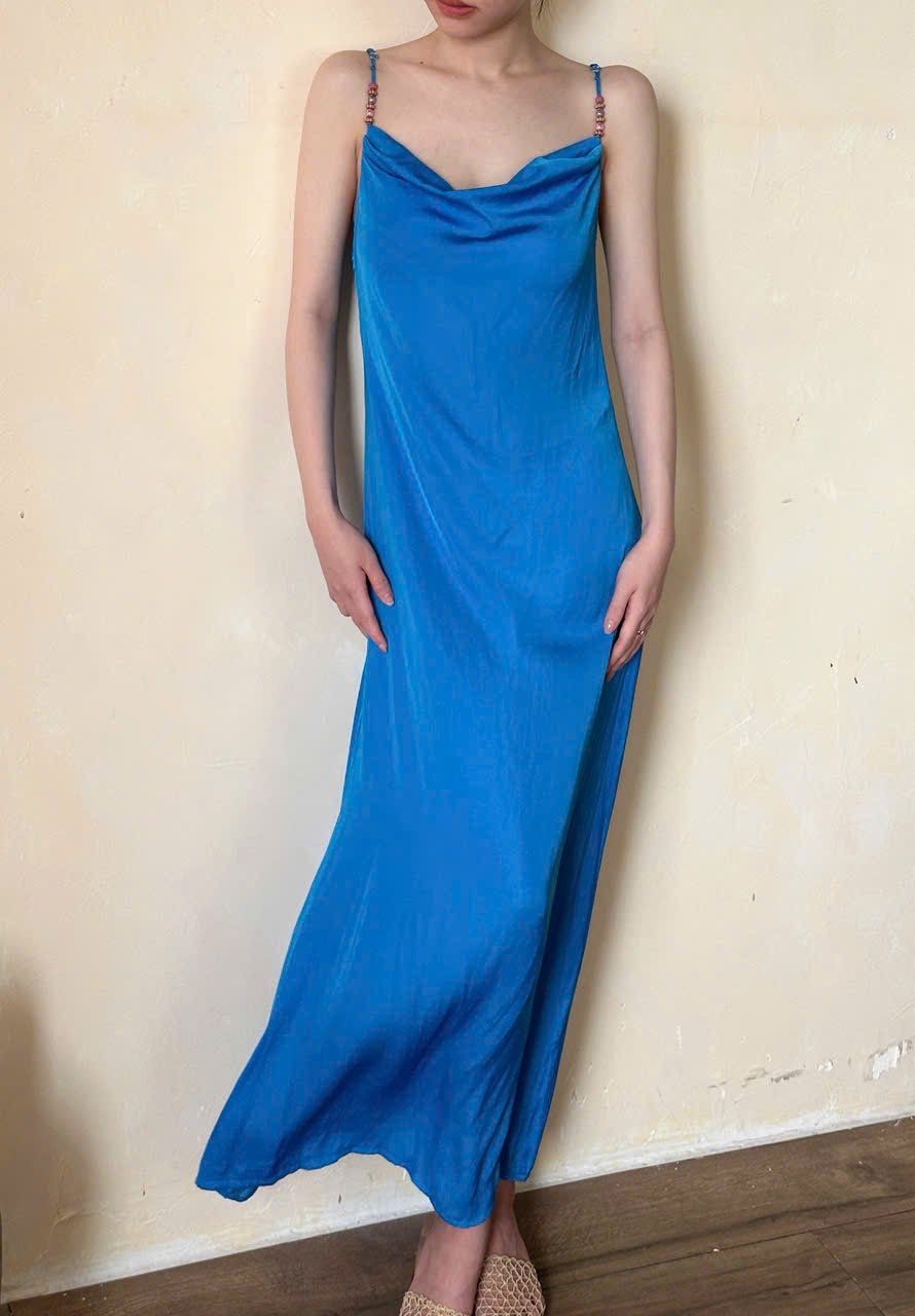  Rosalie Dress - Đầm Lụa 2 Dây Cổ Đổ LA45 
