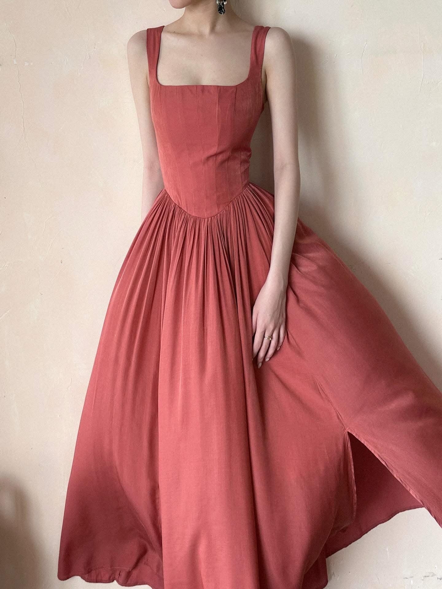  Elizabeth Dress - Đầm Corset Cổ Điển Hai Dây D0124 