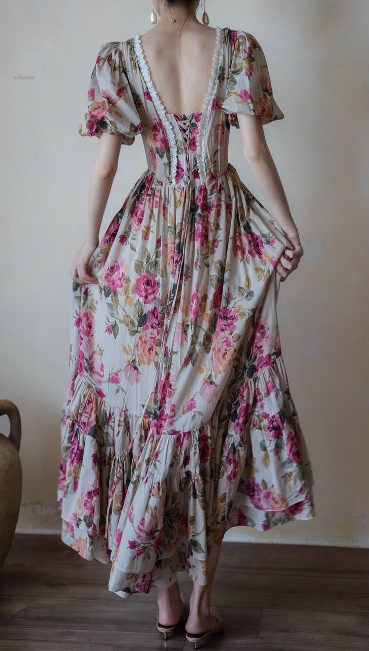  Elia Dress - Đầm Corset Vintage Thiết Kế D0173 