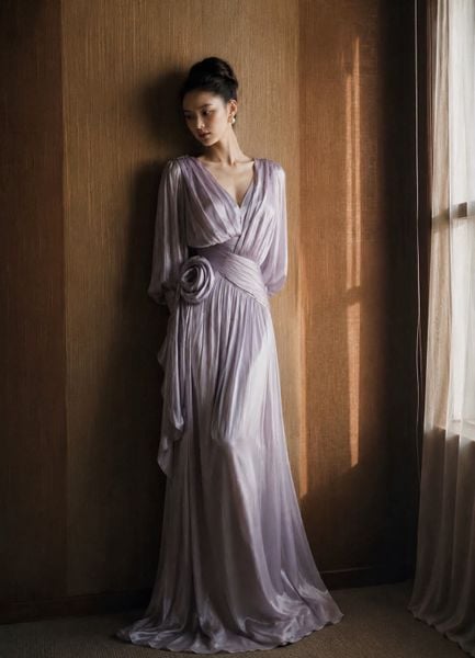  Violette - Đầm Phối Tơ Thiết Kế Cao Cấp 