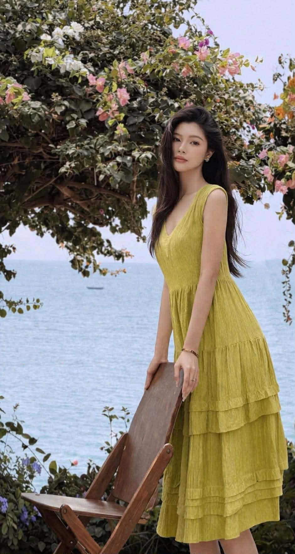  Lyla Dress - Đầm Suông Thêu Hoa D0137 