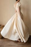  Ivory Sonata Dress - Đầm Corset Tay Phồng Thiết Kế D0161 