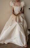  Ivory Sonata Dress - Đầm Corset Tay Phồng Thiết Kế D0161 
