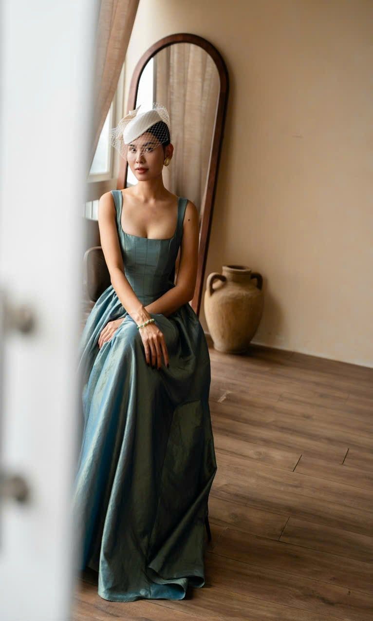 Seline Dress - Đầm Corset Dáng Dài Thiết Kế D0157 