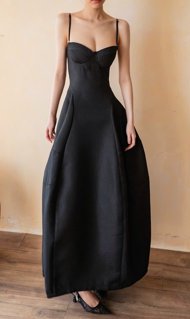  Brigitte Dress - Đầm Corset Hoa Hồng D0129 