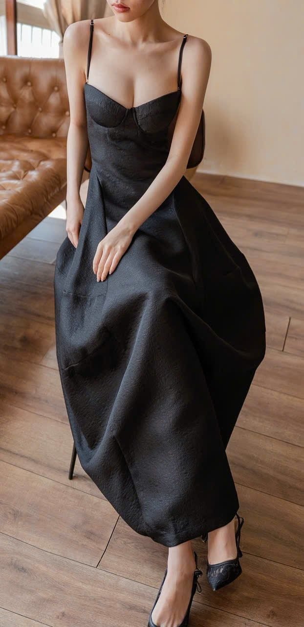  Brigitte Dress - Đầm Corset Hoa Hồng D0129 