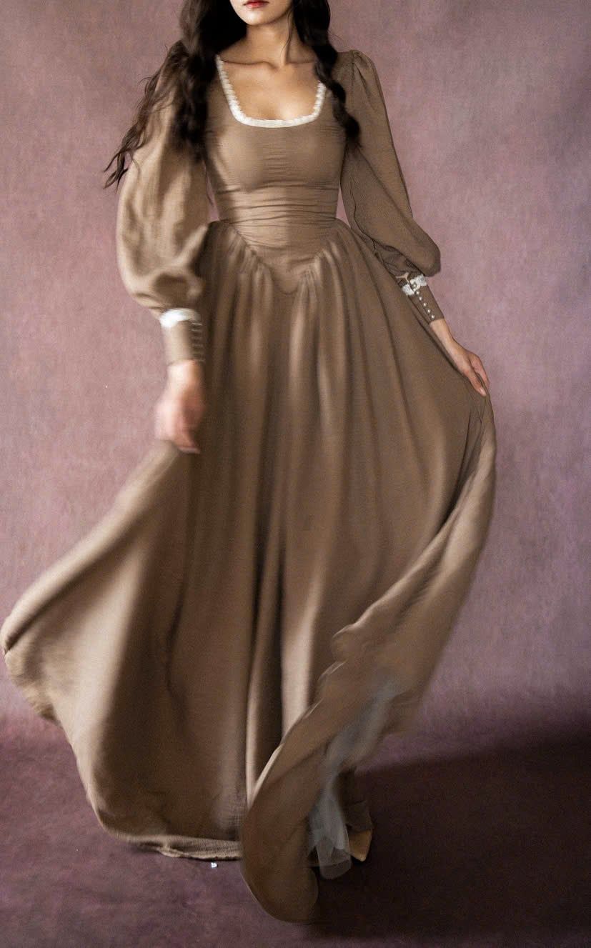  Colette Dress - Đầm Vintage Thiết Kế Tay Dài 