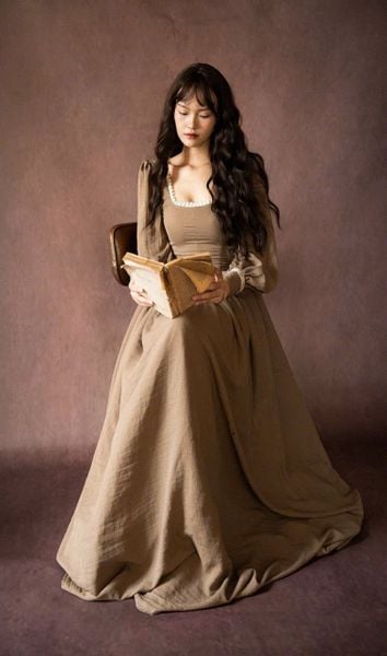  Colette Dress - Đầm Vintage Thiết Kế Tay Dài 