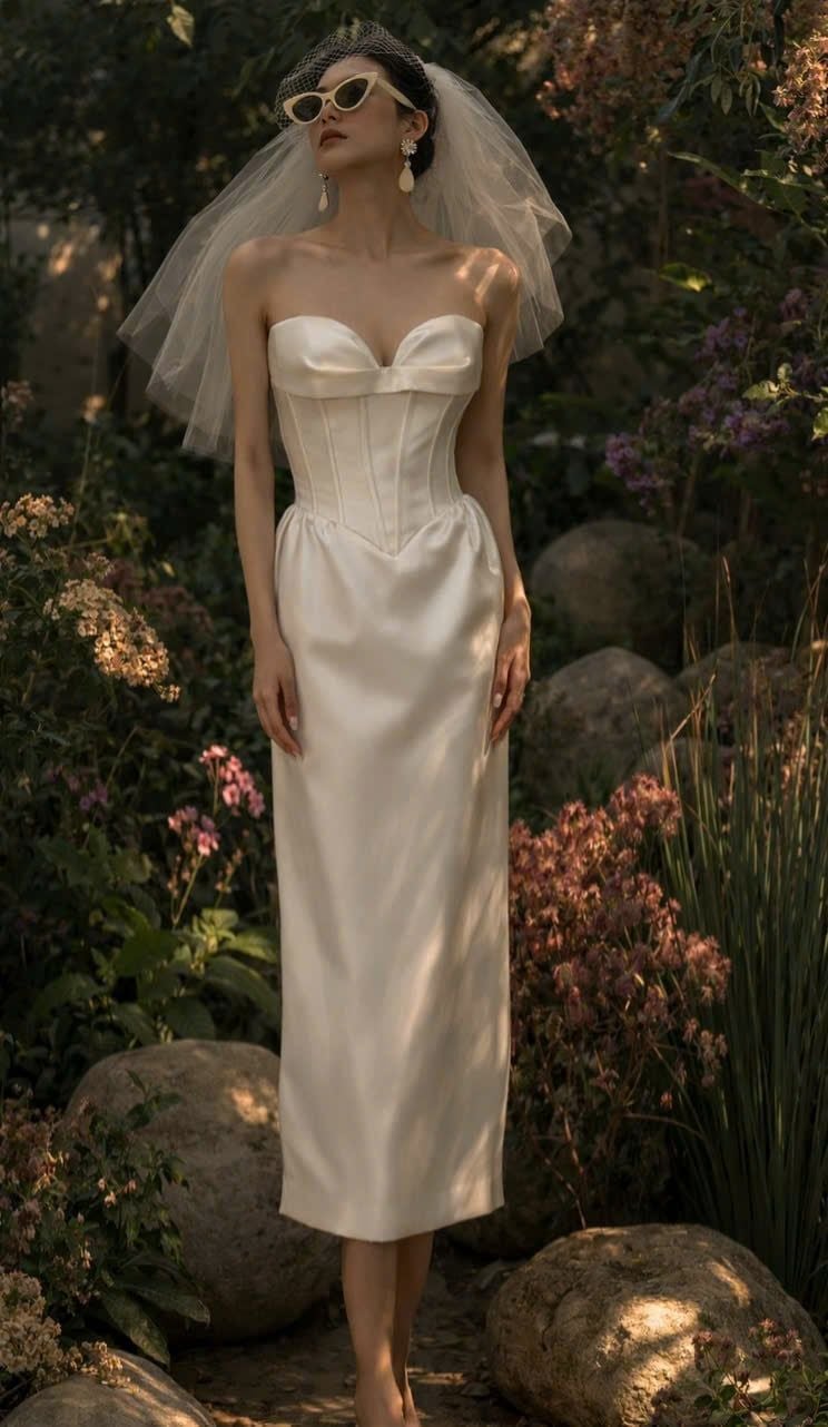  Calla Dress - Đầm Cúp Ngực Thiết Kế D0163 