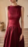  Claudette Dress - Đầm Thiết Kế Vintage QE001 