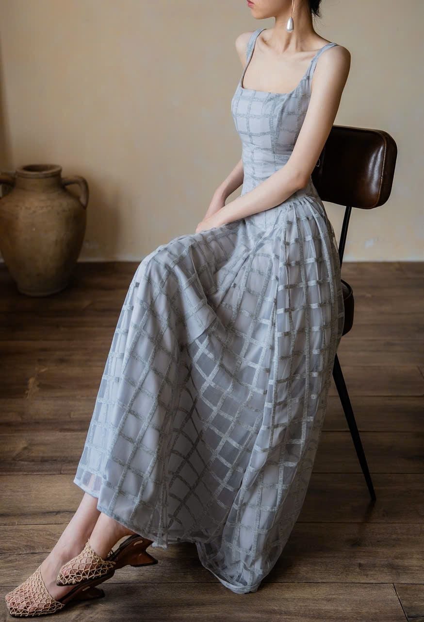  Delphine Dress - Đầm 2 Dây Corset Thiết Kế D0154 