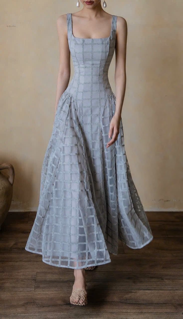  Delphine Dress - Đầm 2 Dây Corset Thiết Kế D0154 