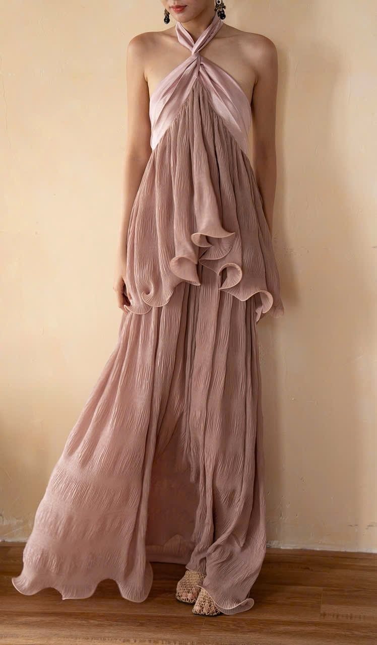  Aveline dress - Đầm Cổ Yếm Hở Lưng Thiết Kế 