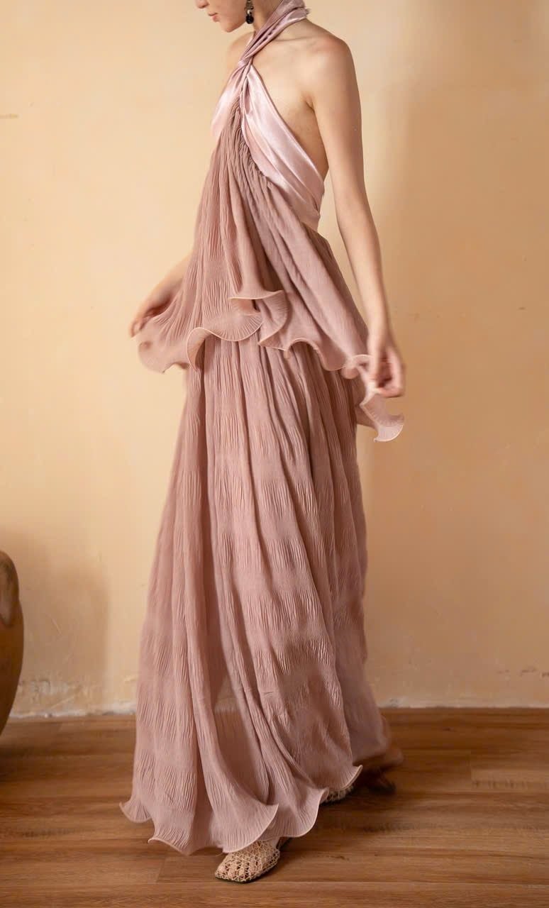 Aveline dress - Đầm Cổ Yếm Hở Lưng Thiết Kế 