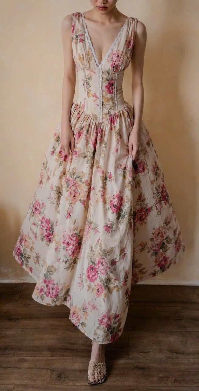  Lila Dress - Đầm Corset Ren Thiết Kế D0174 