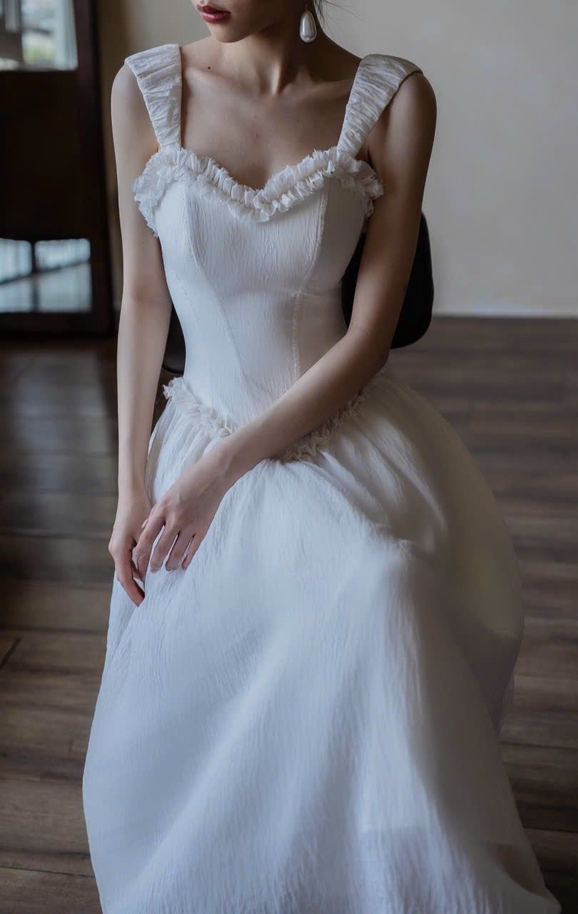  Blanche Dress - Đầm Corset Trễ Vai Thiết Kế 
