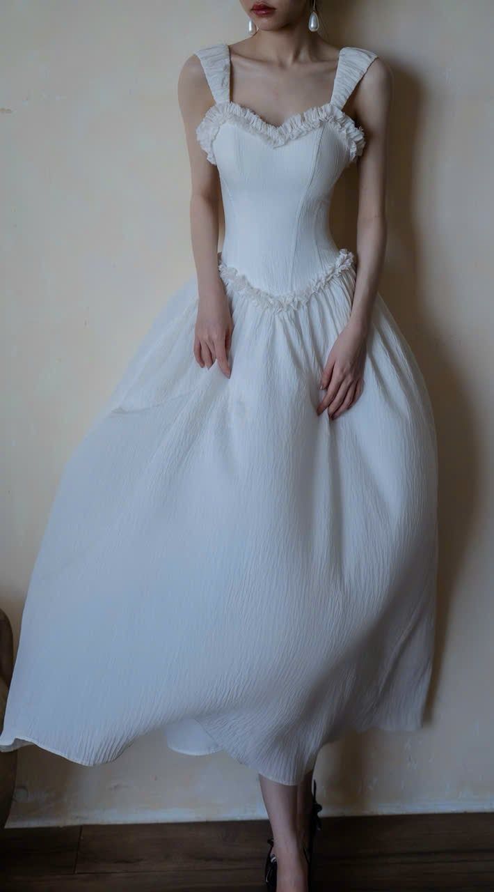  Blanche Dress - Đầm Corset Trễ Vai Thiết Kế 
