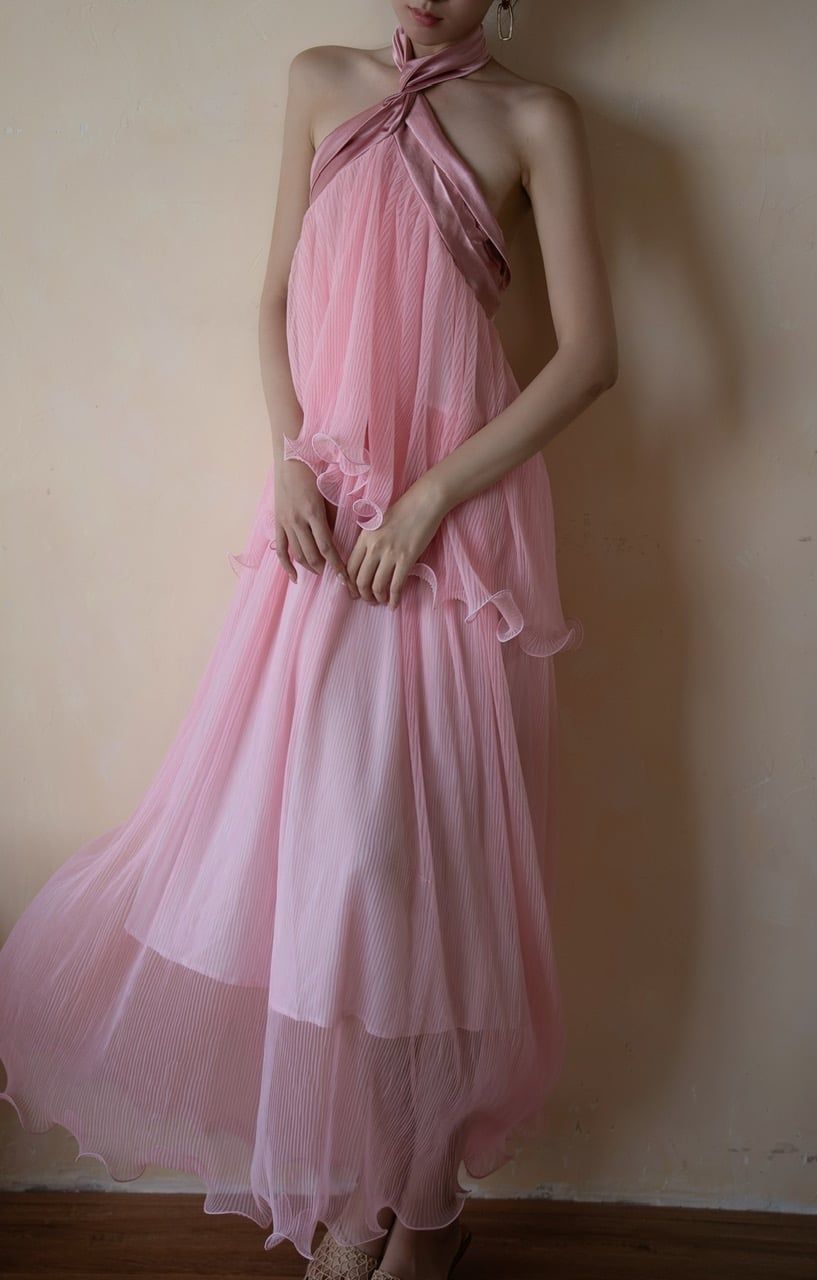  Aveline dress - Đầm Cổ Yếm Hở Lưng Thiết Kế 